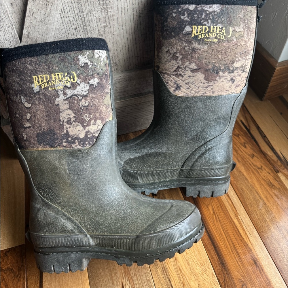 RedHead Kids Boots - Black and Brown